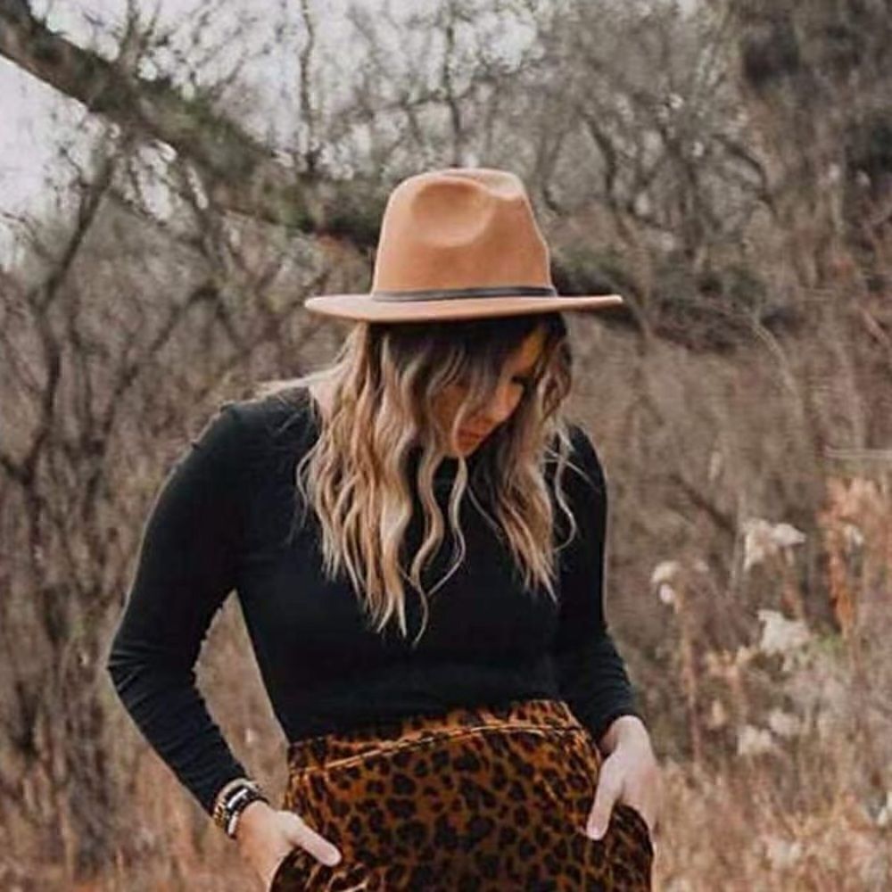 Wide Brim Fedora Hat 